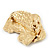 Gold Plated 'Elephant' Brooch - view 4