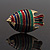 Multicoloured Enamel 'Fish' Brooch In Gold Plated Metal - view 5