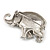Silver Plated 'Fortunate Elephant' Brooch - view 5