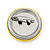 3pcs Dreamy Smiling Face Lapel Pin Button Badge - 3cm Diameter - view 6