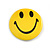 3pcs Happy Looking Smiling Face Lapel Pin Button Badge - 3cm Diameter - view 3