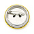 3pcs Happy Looking Smiling Face Lapel Pin Button Badge - 3cm Diameter - view 5