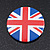 4pcs Union Jack Flag Lapel Pin Button Badge - 4.5cm Diameter - view 6