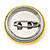 3pcs Happy Winking Face Lapel Pin Button Badge - 3cm Diameter - view 6