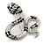 Crystal Snake Brooch In Silver Tone/ 55mm Long - view 5