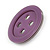 Funky Purple Acrylic 'Button' Brooch - 35mm Diameter - view 5