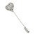 Silver Tone Clear Crystal Heart Lapel, Hat, Suit, Tuxedo, Collar, Scarf, Coat Stick Brooch Pin - 55mm L - view 6
