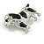 Small Dog Brooch In Silver Tone - 30mm Across - view 3