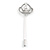 Silver Tone Clear Crystal Faux Pearl Crown Lapel, Hat, Suit, Tuxedo, Collar, Scarf, Coat Stick Brooch Pin - 60mm L - view 5