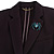 Statement Crystal Spider Brooch In Black Tone Metal (Teal/ Blue) - 50mm Across - view 2