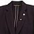 Metal/ Pearl Bead Lapel, Hat, Suit, Tuxedo, Collar, Scarf, Coat Stick Brooch Pin In Silver Tone Metal - 65mm L - view 2