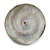 40mm L/Round Spiral Sea Shell Brooch/Silvery Shades/ Handmade/ Slight Variation In Colour/Natural Irregularities