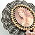 Handmade/Vintage Inspired Fabric Pearl Crysta Cameo Brooch/Clip in Pink/Black/White - 80mm Across - view 7