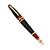 60mm L/ Black/ Dark Red Enamel Pen Brooch in Gold Tone/For Women/ Men/ Teachers/ Students/ Gifts - view 5