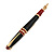 60mm L/ Black/ Dark Red Enamel Pen Brooch in Gold Tone/For Women/ Men/ Teachers/ Students/ Gifts - view 7