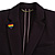 25mm Tall/ LGBTQ Gay Pride Multicoloured Enamel Heart Pin Brooch in Silver Tone - view 5
