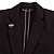 LGBTQ Gay Pride Multicoloured Enamel Heart Pin Brooch in Silver Tone - 25mm Tall - view 3