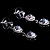 Icy Clear Small Drop Earrings - view 2