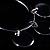 Small Silver Hoop Costume Earrings With Coins Drop - view 2