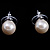 Faux-Pearl Stud Earrings