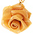 Gold Mesh Rose Earrings - view 6