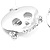 Jumbo Silver Skull Earrings - view 6