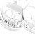 Jumbo Silver Skull Earrings - view 8