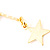 Gold Star Earrings - view 6
