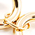 Gold Triple Circle Dangle Fashion Earrings - view 6