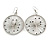 Oversized Silver-Tone Wired Loop Earrings - view 3