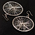 Oversized Silver-Tone Wired Loop Earrings - view 9