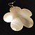 Oversized Gold-Tone Flower Dangle Earrings - view 7
