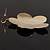 Oversized Gold-Tone Flower Dangle Earrings - view 8