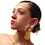 Gold-Tone Sparkling Hoop Tassle Earrings - view 7
