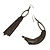 Long Tassel Earrings (Black) - view 3