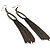 Long Tassel Earrings (Black)