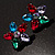 Multicoloured Daisy Stud Earrings - view 2