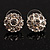 Petite Diamante Floral Stud Earrings - view 4