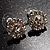 Petite Diamante Floral Stud Earrings