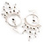 Silver Tone Hoop Chandelier Fashion Earrings - view 8