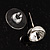 Silver Tone Clear Stud Earring Set - view 7