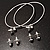 Hoop, Cubic Zirconia & Star Stud Earring Set (Silver) - view 8