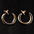 Two-Tone Hoop Earrings (Antique Silver&Gold) - view 6