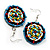 Boho Multicoloured Bead Drop Earrings - view 2