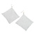 Disco Mesh Drop Earrings (Silver&White) - view 8