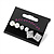 Crystal & Simulated Pearl Jewelled Stud Earrings (Silver Tone) - view 3