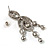 Stunning Clear Swarovski Crystal Chandelier Earrings (Silver Tone) - view 8