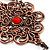 Bronze Filigree Bead Drop Earrings - 7.5cm Length - view 5