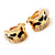 Small C-Shape Diamante Animal Print Clip On Earrings (Gold Tone) - view 6