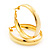 Gold Plated Hoop Earrings - 55cm Diameter - view 2